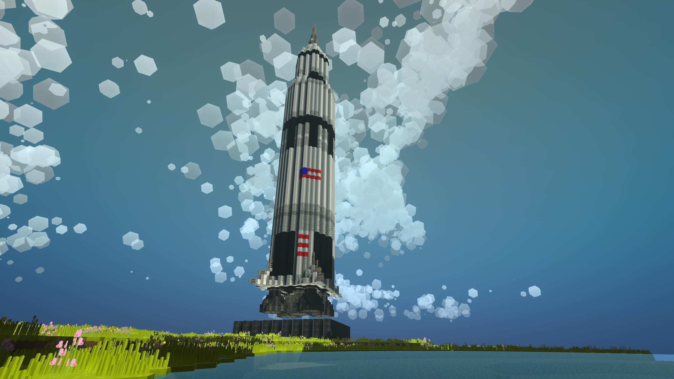 Saturn V An image of PlanetSmith. title: Saturn V, description: Saturn V rocket built to scale